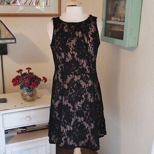 NWT Apt. 9 Black Lace Dress